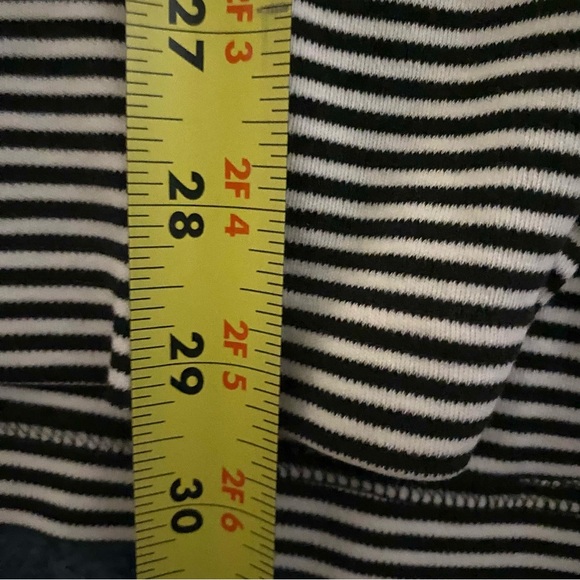 Ashworth Black And White Striped Polo Shirt Golf Logo Size XL Preppy Classic - Picture 8 of 8